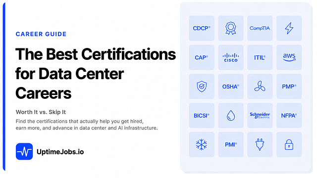 The Best Certifications for Data Center Careers