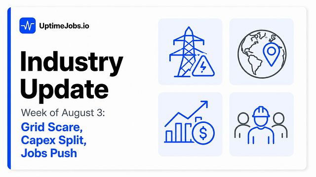Industry Update: Grid Scare, Capex Split, Jobs Push