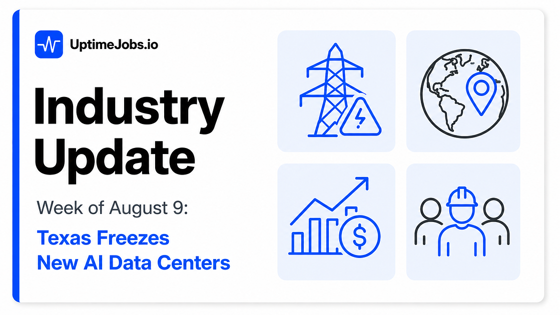 Industry Update: Texas Freezes New AI Data Centers