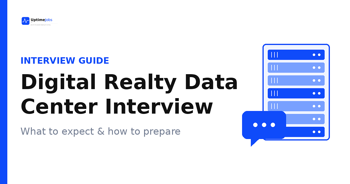 Digital Realty Data Center Interview: Questions, Process & Prep