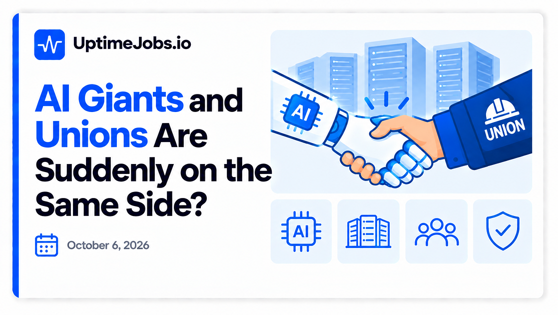 AI Giants and Unions Are Suddenly on the Same Side. Here's What That Means for Your Job.